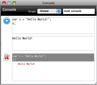 mod_console screenshot